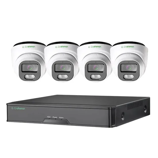 Gx-Hfx-M6s-K4 Ultra 4CH Poe Home Security CCTV Camera System 5MP H. 265+ NVR IP Camera Sets Night Vision Outdoor Use Cloud Service