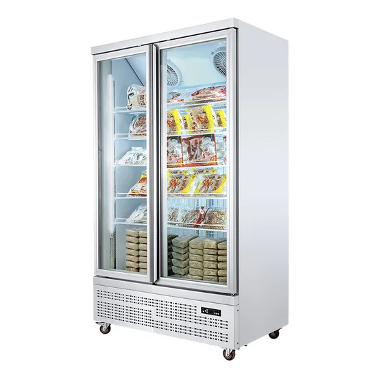 1/2/3/4 Glass Door -24º C Upright Display Refrigerator Freezer