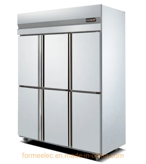 1000L Commercial Freezer Vertical Kitchen Refrigerator Air Cooling Kitchen Freezer