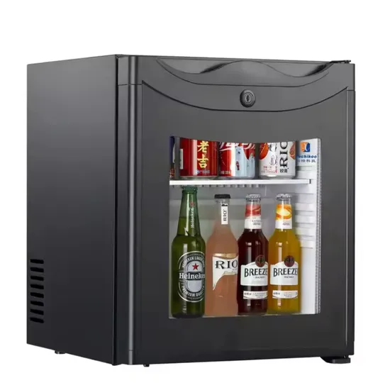 High Quality Luxury Foamed Glass Door Small Refrigerator