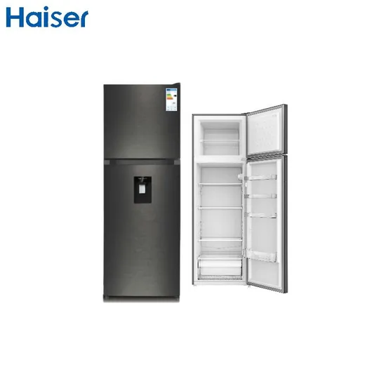 220V/110V 60Hz Voltage OEM Double Door Inverter Refrigerator Black Stainless Steel High Quality Promotion Water Dispenser Manufacturer Factory Prices