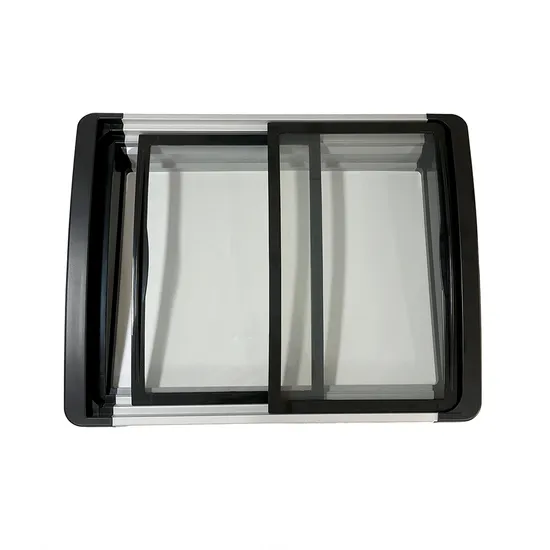 High Quality Plastic Sliding Glass Freezer Parts Door