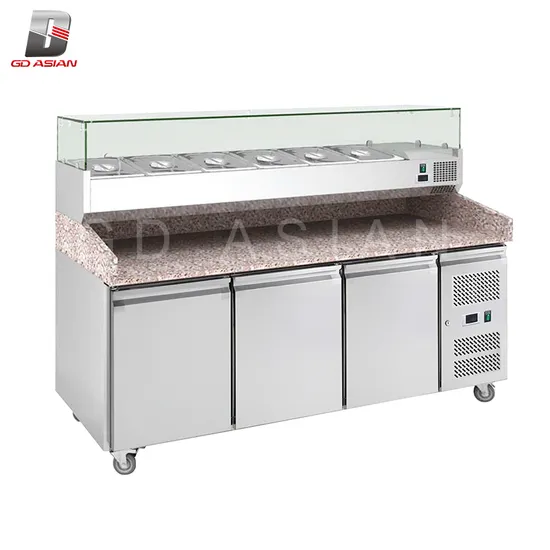 Stainless Steel Pizza Table for Commercial Kitchen