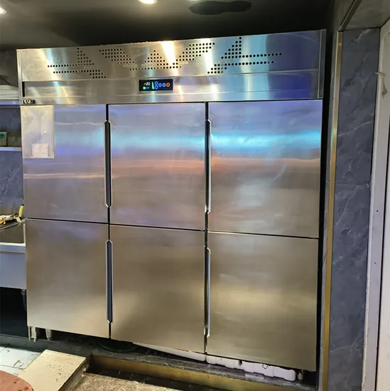 Commercial Double Door Large Capacity Stainless Steel Refrigerator Equipments for Kitchen Restaurant