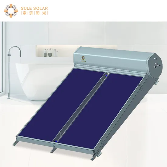 High Quality Pressurized Compact Flat Plate Solar Water Heater Water Heater System with Cooper Coil for Home and Large Hot Water Heating Project