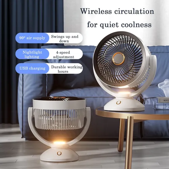 2023 New Mini Table Top and Wall Mounted Multifunctional Air Circulation Fan
