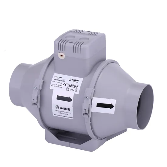 Excellent Airflow Mixed Flow Electrical Mixed Flow Duct Plastic Grow Tent Hydroponic Inline Air Ventilation Extractor Exhaust Duct Fan