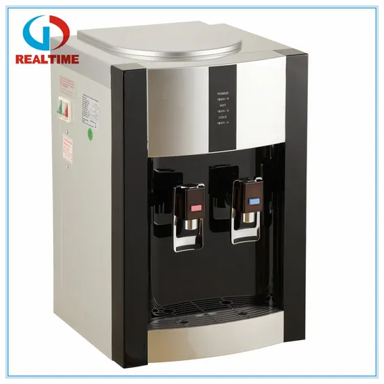 Hot & Cold Compressor Cooling Desktop Black & Silver Water Dispenser Rt-16et Pou
