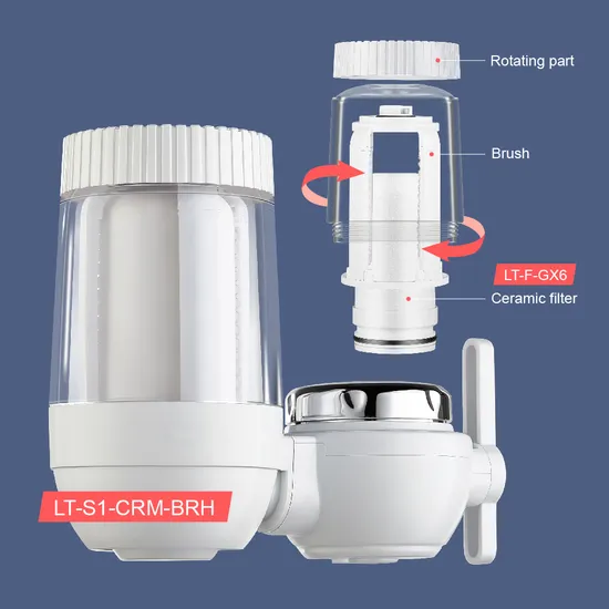 Food Grade New Tech Face-Clean Self-Washabletap Water Filter Advanced Food Grade Self-Cleaning Tap Water Filter System