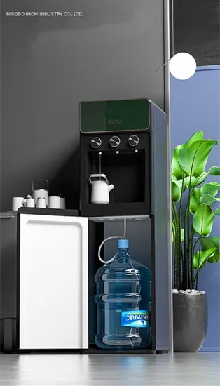 Home Style Green Glass Compressor Cooling Standing Installation Water Dispenser