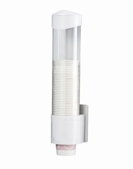 Portable Cup Holder Cup Dispenser for Water Cooler with Magnetic or Screw Bracket for Plastic and Paper Cups (CH-1)