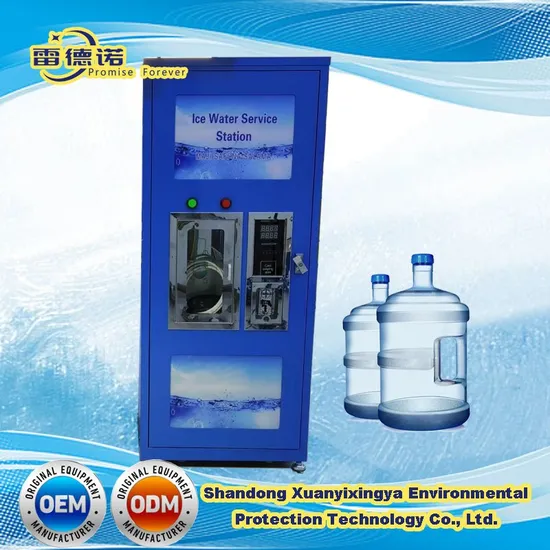 Factory Price Purified Automatic Ice Water & Pure Water Vending Machines for Sale