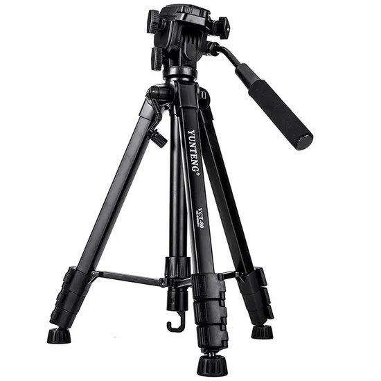 152cm Aluminum Fluid Head Professional Tripod Stand for Video Camera DSLR (VCT-80)