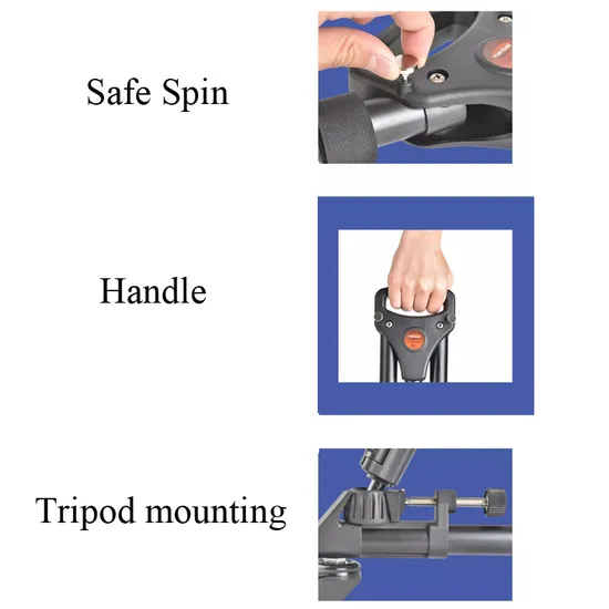 Adjustable Leg Mount Dolly for Camcorder Tripods with Locking Wheels