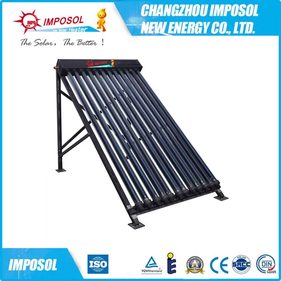 Split Heat Pipe Solar Collector System with Solar Keymark Certification