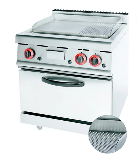 Multi-Functional Gas Cooker Stove with Integrated Oven for Chefs
