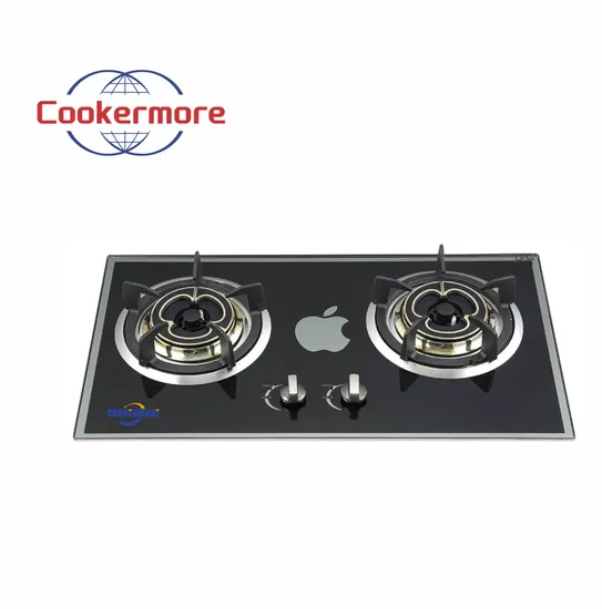 Household 2 Burner LPG Ng Gas Flame-out Protection Gas Stove Stovetops Cooktops Gas Hob