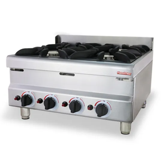 Stainless Steel 4-Burner Gas Range Table Top (HGR-64)