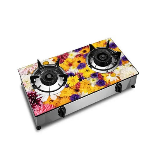 Bangladesh 3D Glass 2 Burner Gas Stove CKD SKD