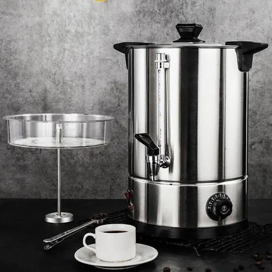 Hot Water Dispenser Stainless Steel Hot Water Urn Commercial Automatic Coffee Urn
