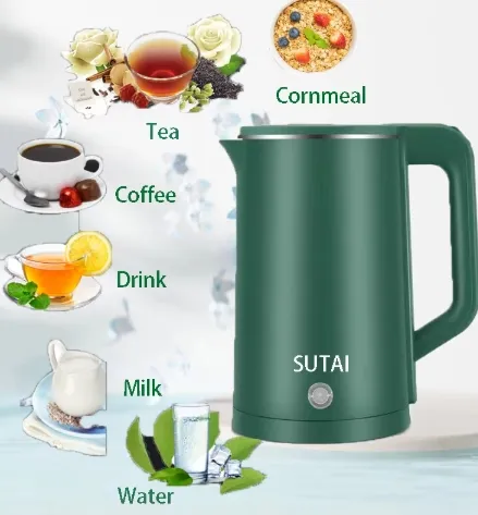 Electric Home Appliances Electric Kettle for Hot Water Double Wall with Electric Jug
