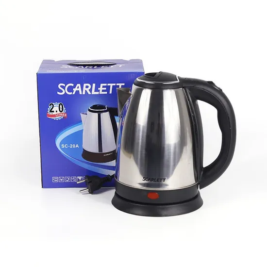 Stainless Steel 2L Home Appliances Stainless Steel Electric Water Kettle