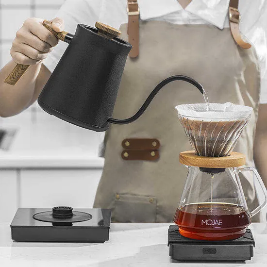 Ranbem 2h Keep Warm Stainless Steel Inner Electric Tea Kettle with Precise 1 Degrees Centigrade Temperature Control