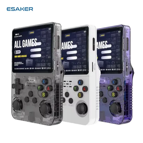 Esaker Novgear Original R36s Madeinchina Certified Official Supplier Retro Portable Video Handheld Game Console with 64GB Pre-Installed 15000+ Games