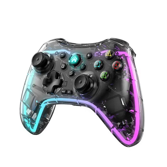Wireless RGB Gamepad Joystick for Ns Switch Rechargeable Controller