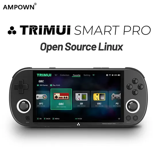 New Trimuismart Handheld Game Machine 5-Inch HD Wireless Open Source Mini Wholesale