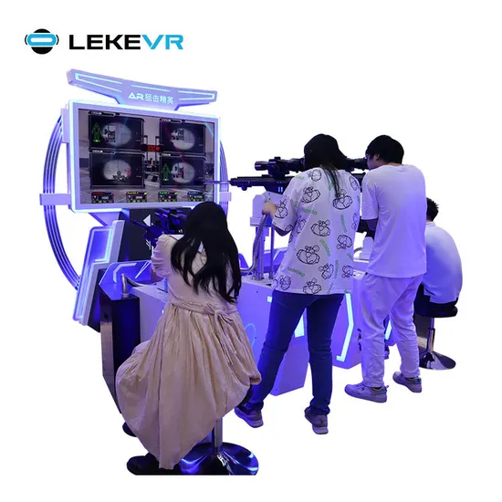 Leke Vr Theme Park Multiplayer Shooting 9d Motion Ride