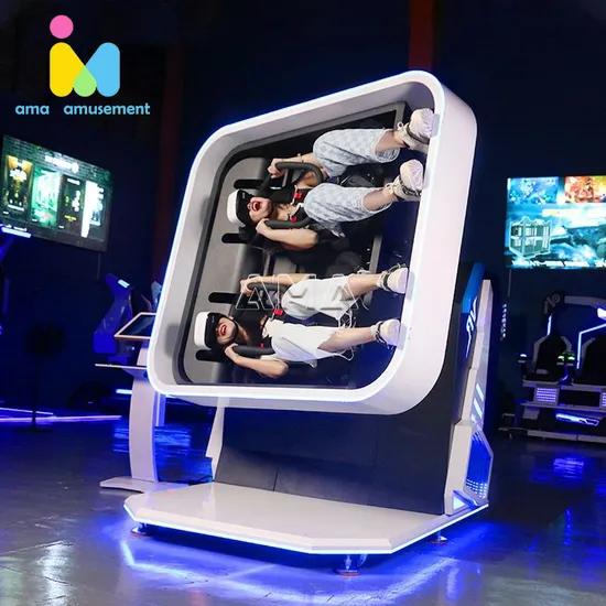 Ama Vr Multiplayer 9d Cinema Rotation Roller Coaster 360 Degree Reality Virtual Simulator