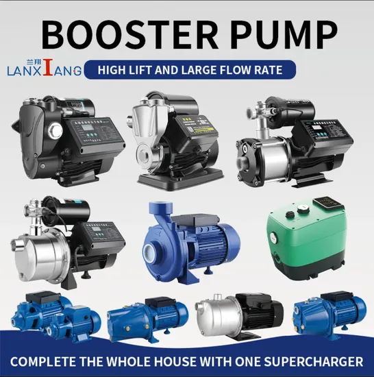 370W High Lift Powerful Pressure Stainless Steel Self-Priming Booster Pump for Home