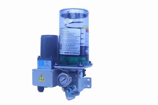 Central Grease Lubrication System Electric Grease Pump Volume Electric Grease Lubrication Plunger Pump