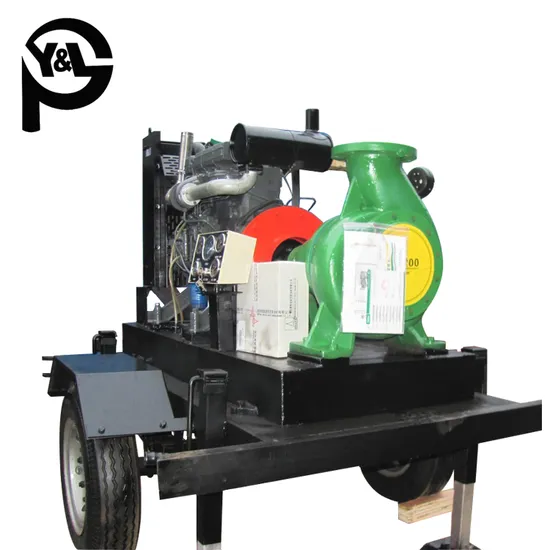 Dewatering Pump High Efficiency End Suction Centrifugal Diesel Water Pump for Irrigation/Fire Fighting/Flood Project