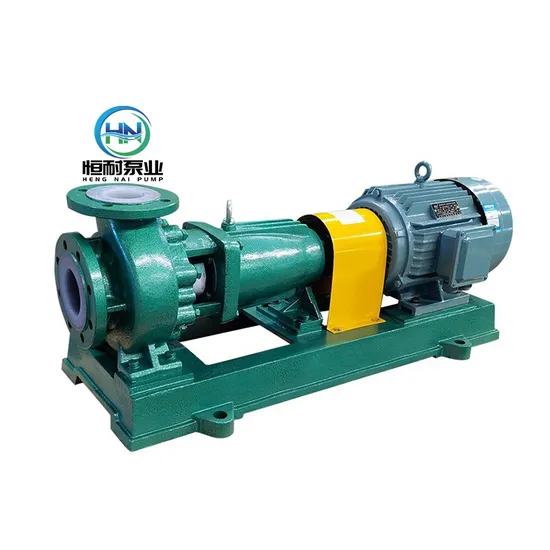 Ihf Lined Fluoroplastics/PVDF/PTFE/PFA/PP/F46 Horizontal Chemical Pump Corrosion-Resistant Acid-Alkali Chemical Pump Acid Pump