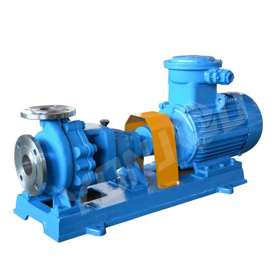 Ih High Volume End Suction Single Stage Stainless Steel Water Chemical Centrifugal Pump for Acid Feed Processing