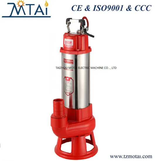 WQD/WQ-QG series  sewage submersible pump belt cutting