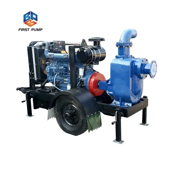 High Pressure Sea Water Irrigation Self Priming Diesel Engine Water Pump