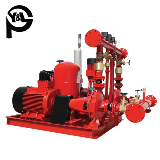 Edj Diesel Electric Fire Pump Jockey Pump with Control Panel Packing