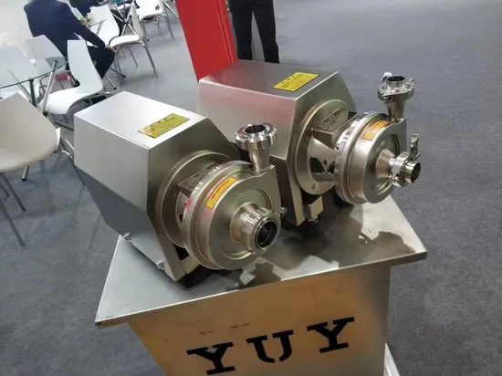 Rotary Lobe Self Priming Sanitary Brew Beer Dairy Milk Centrifugal Pump