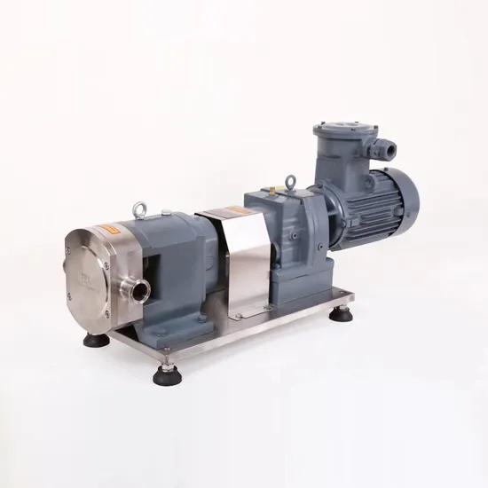 Food Grade Sanitary Stainless Steel Lobe Pump