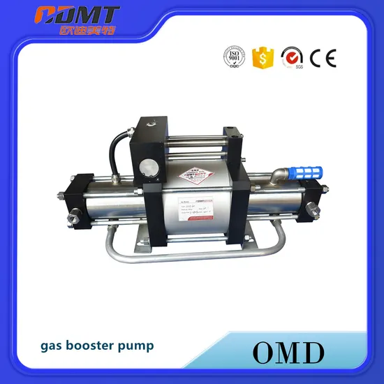 80 Bar Output Pressure Double Acting Maximator Gas Booster Pump for Pressure Vessel Testing