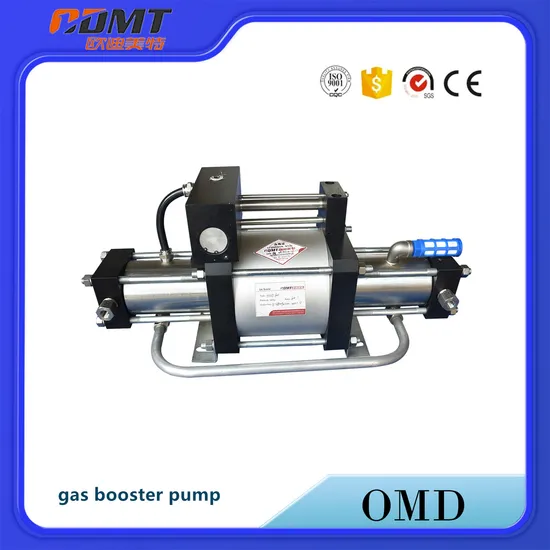 High Pressure Double Acting Air Fuel Gas Transfer Pump 500- 800 Bar Output High Pressure Double Acting Gas Booster Pump for Accumulator Refilling