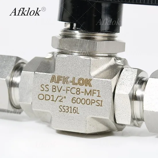 Gas Ball Valve for Lithium Battery Prod, 6000psi