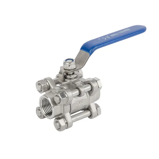 3PC Female Threaded BSPT 1000wog Ball Valve
