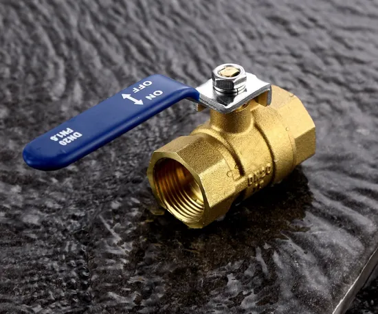 Pex Globe Brass Ball Globe Valves with Blowout-Proof Stem for Industrial Water Control