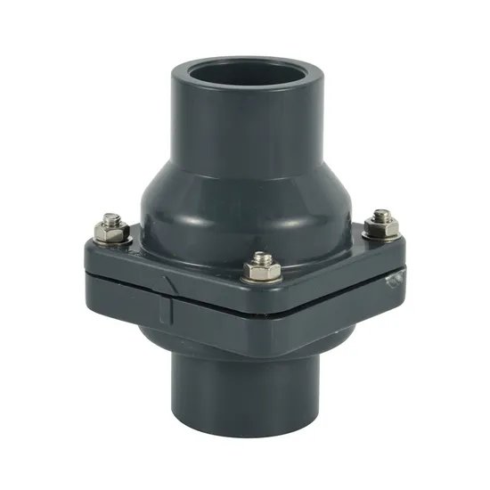 Engineering Grade PVC Flap Check Valve Drain Pipe Plastic Swing Check Valve for Agriculture