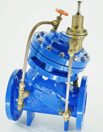 Globe Double Chamber Adjustable Pressure Control Regulating Reducing Valve (Yx741X)