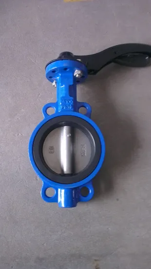 Di Ductile Cast Iron Wafer Manual Butterfly Valve with Lever Operator